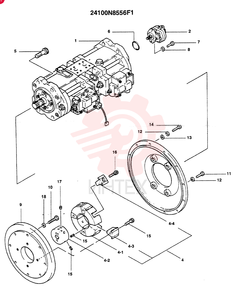 POWER TAKE-OFF ASSY. 24100N8556F1