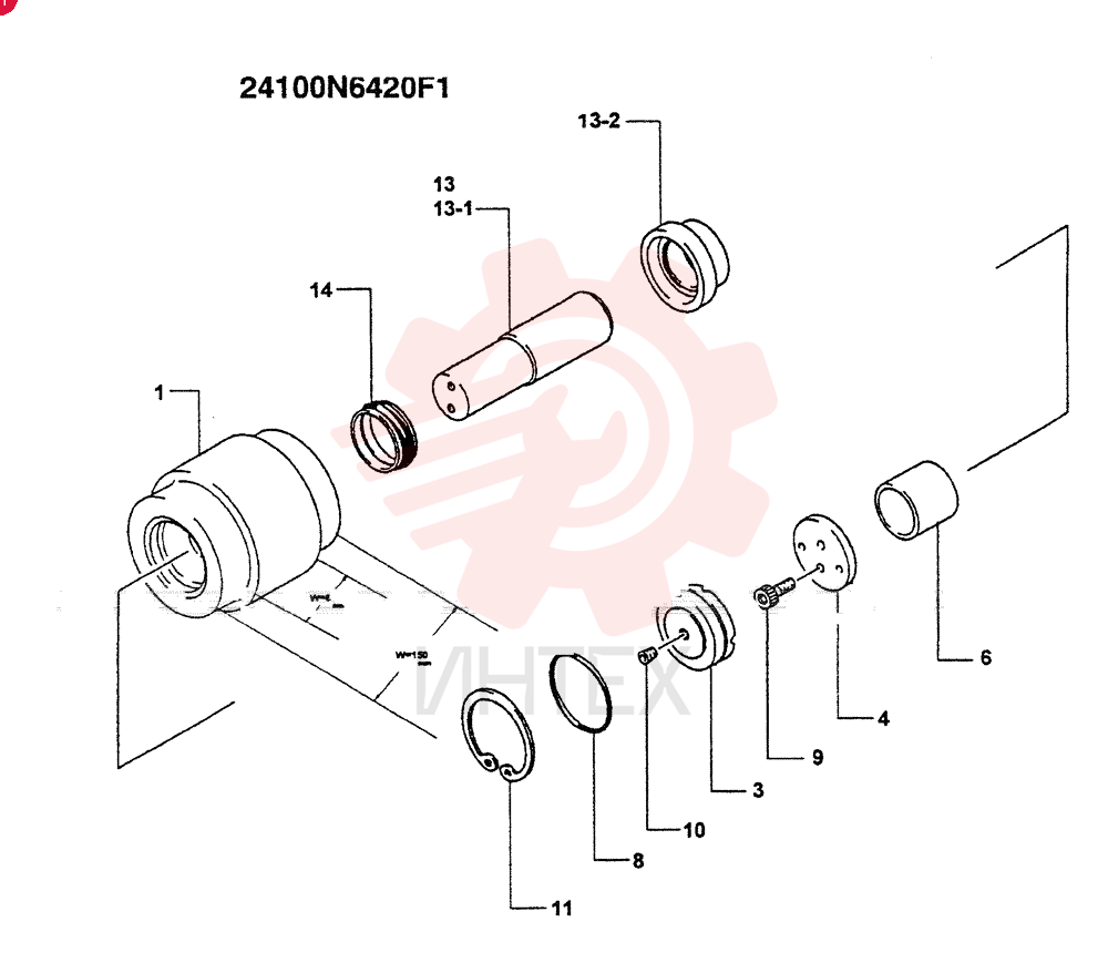 TRACK ROLLER 24100N6420F1