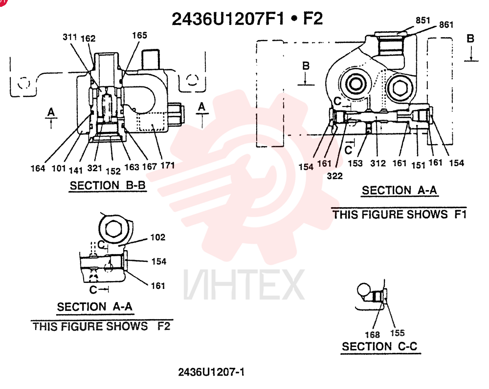 VALVE 2436U1207F1