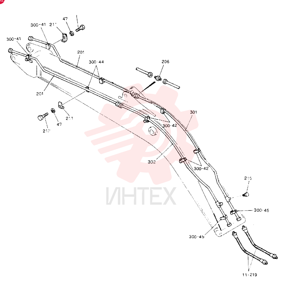 BOOM ASSY, 6.02M 24100J15277F4 (1)