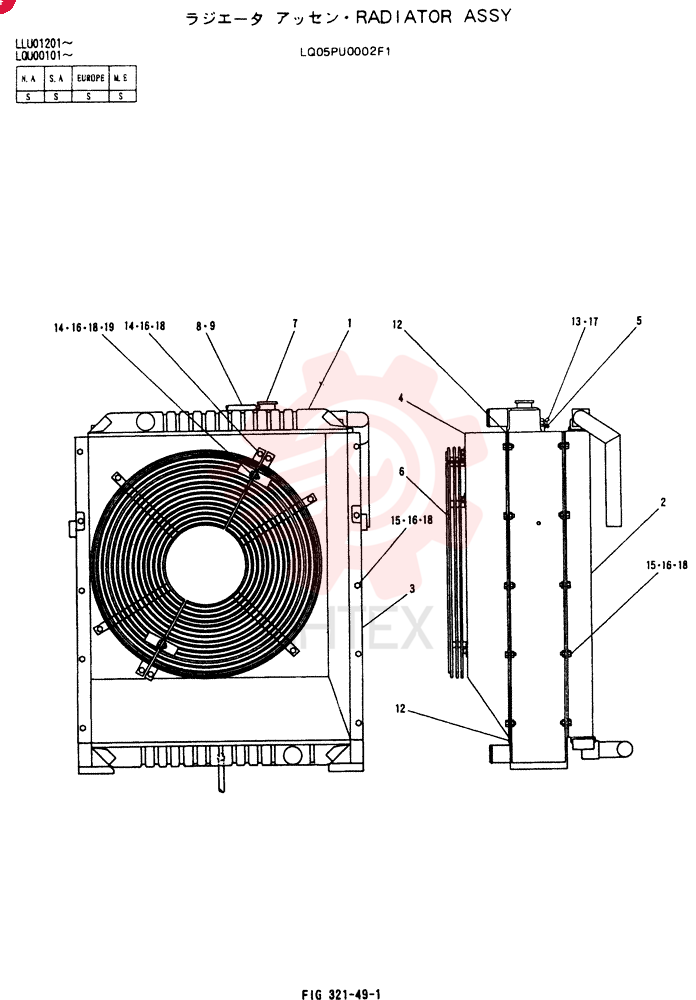 RADIATOR LQ05PU0002F1