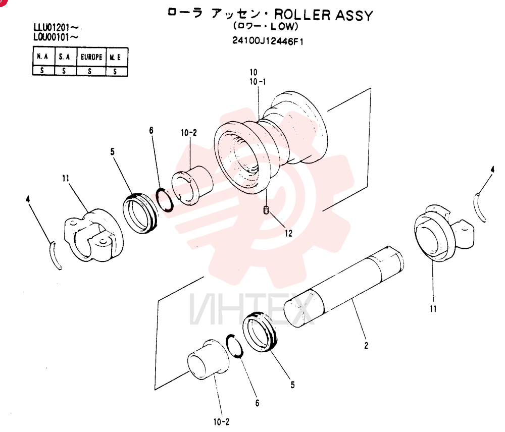 ROLLER 24100J12446F1