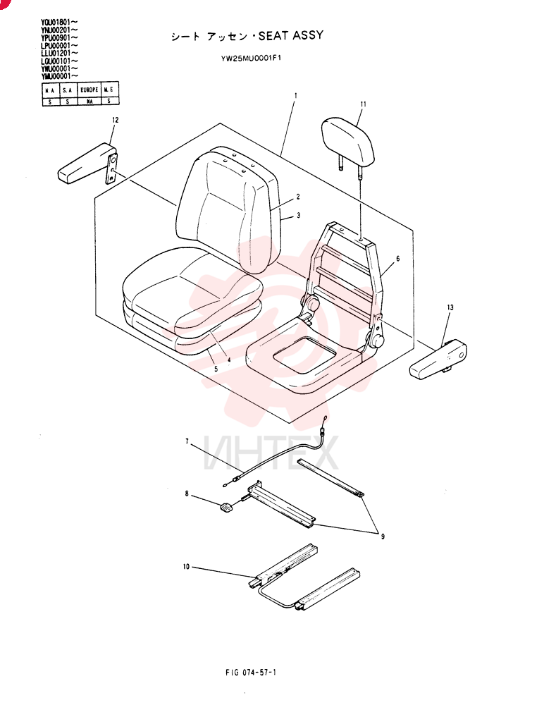 SEAT YW25MU0001F1
