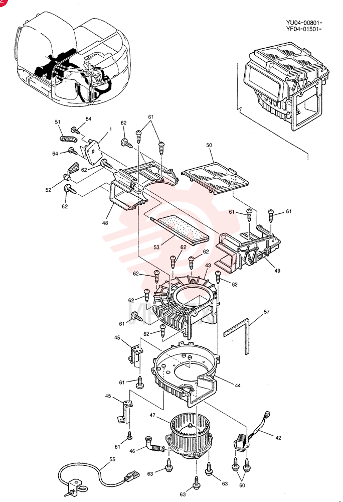 AIR CONDITIONER,Assembly YT20M00004F2 (1)