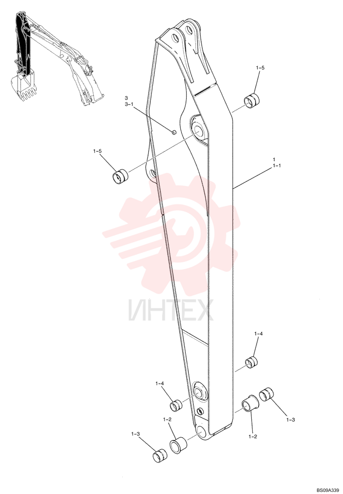 ARM ASSY, LONG YF12B00046F1