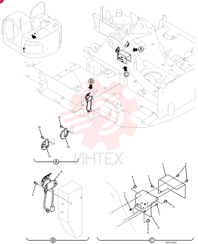 BOLT,M6x20mm - Course Thread