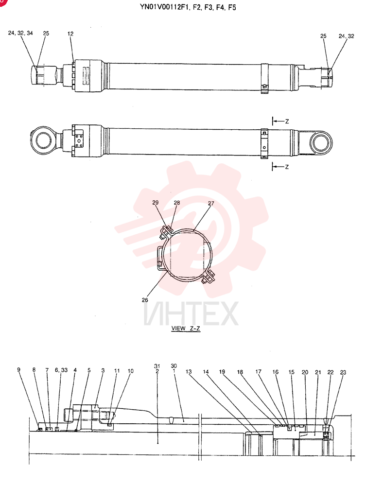 BUCKET CYLINDER YN01V00112F1