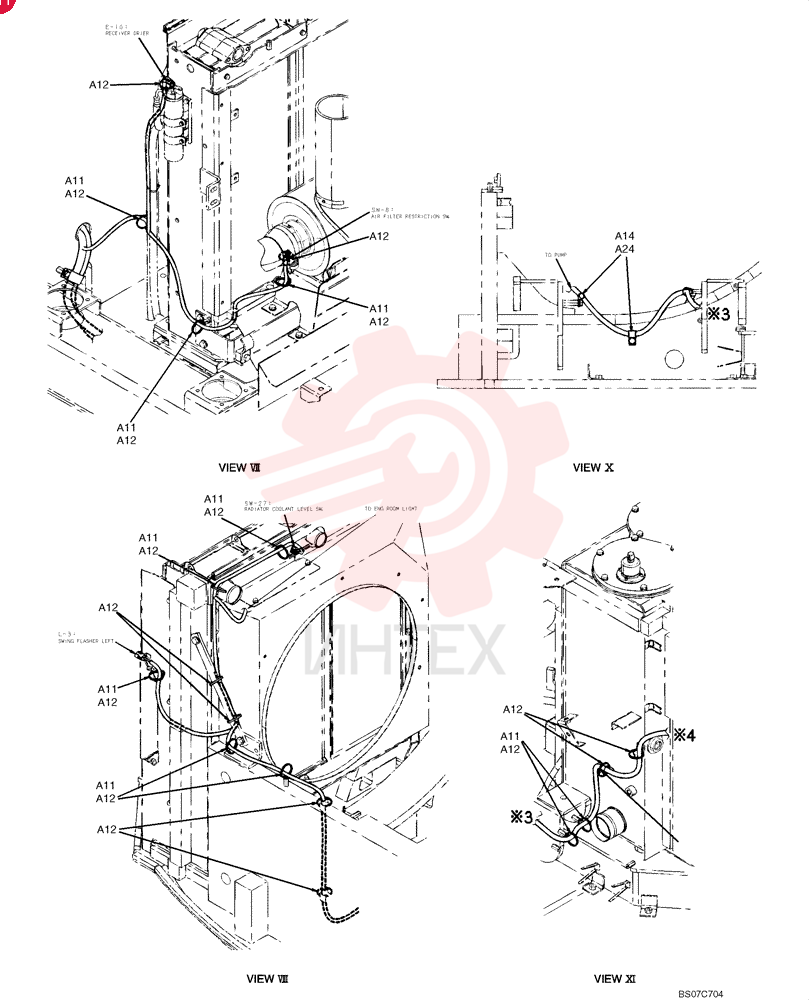 CLIP,M8 x 8.20mm Shank YN13E01375P1 (4)