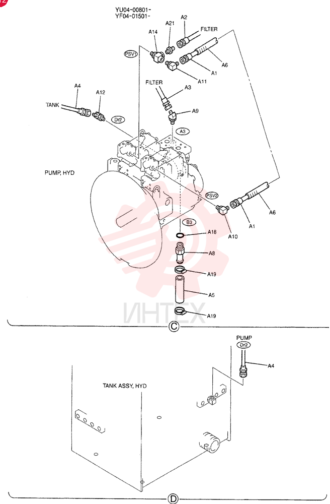 CONTROL LINES, PUMP YF06H00002F1 (2)