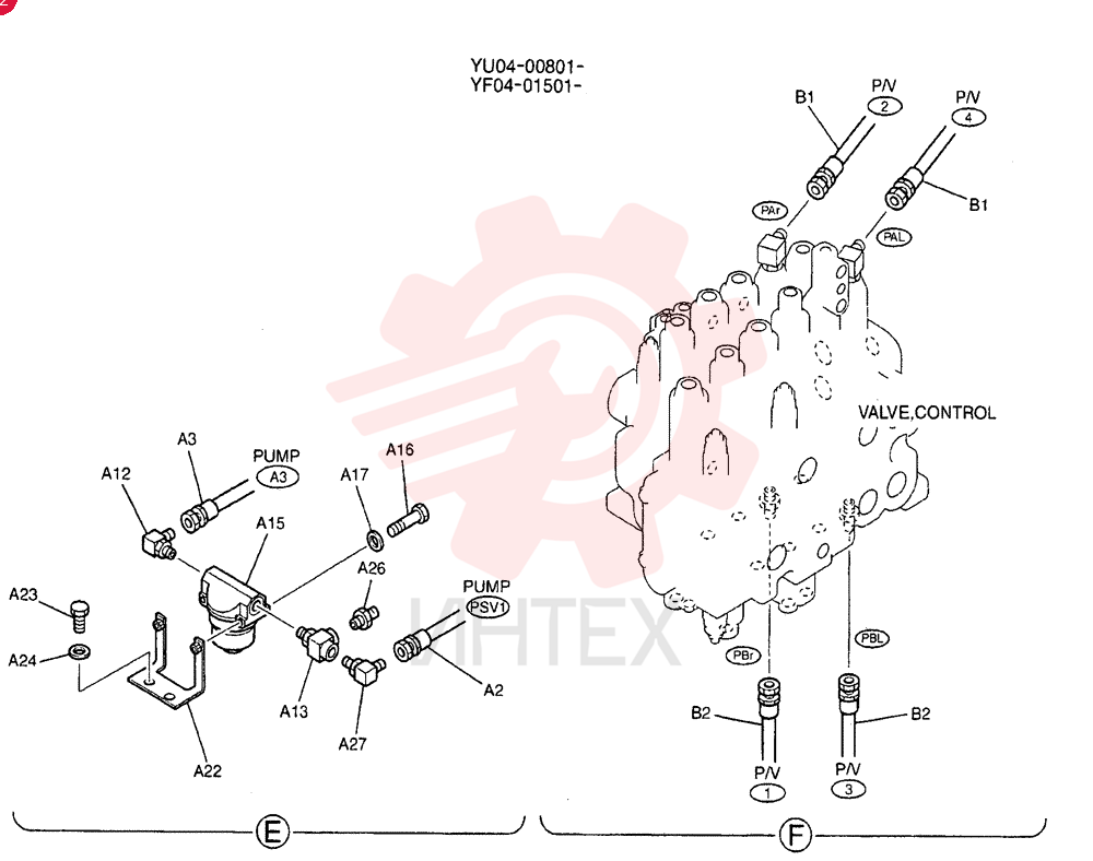 CONTROL LINES, PUMP YF06H00002F2 (3)