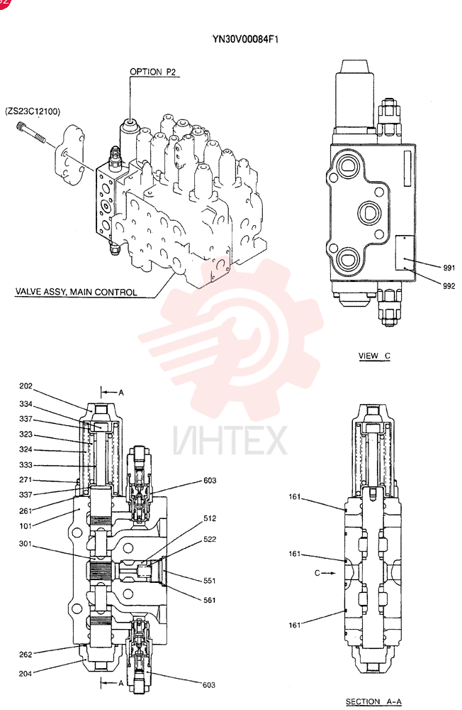 CONTROL VALVE YN30V00084F1