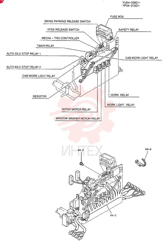 CONTROLLER ASSY, Serial Range: YU04-00801-YU04-00871 YF22E00020F1 (2)