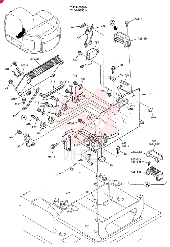 CONTROLLER ASSY, Serial Range: YU04-00801-YU04-00871 YF22E00019F1 (4)