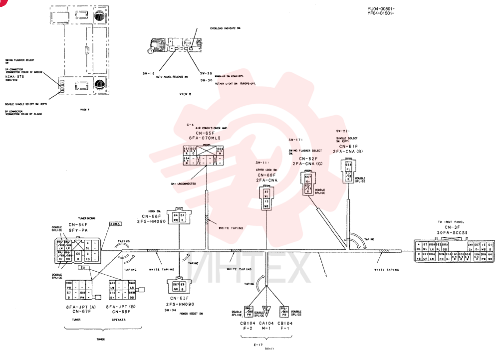 HARNESS ASSY, CAB YF14E00003F1 (1)