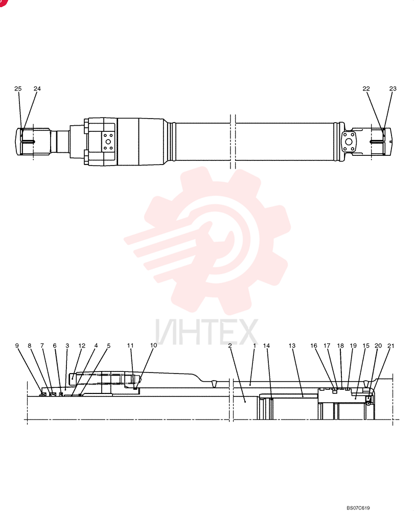 HYDRAULIC CYLINDER YF01V00001F1