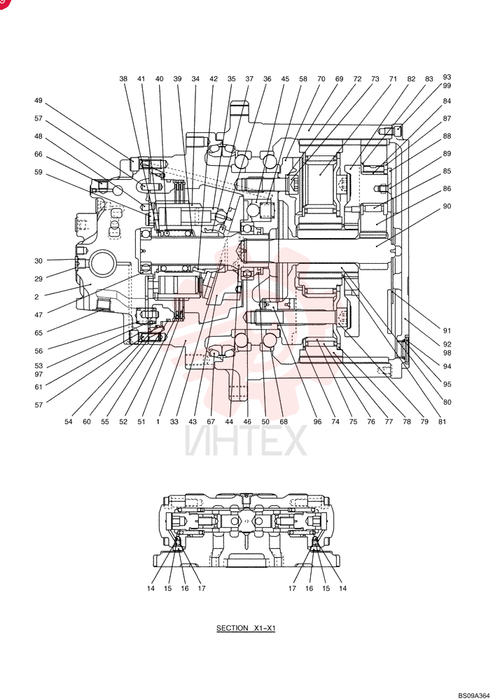 HYDRAULIC MOTOR LQ15V00020F1 (2)