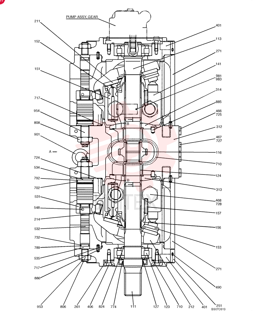 HYDRAULIC PUMP YN10V00043F1 (3)