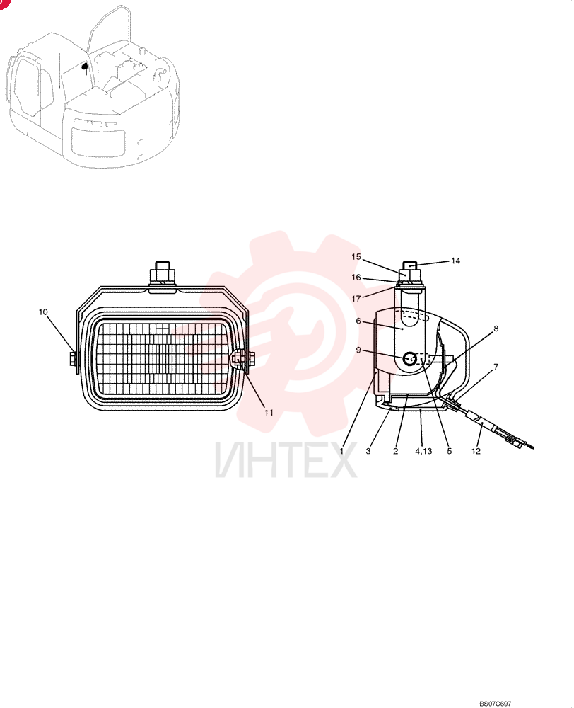 LIGHT ASSY. YT80S00002F1 (2)