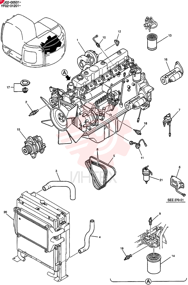 ENGINE YF02P00001F1
