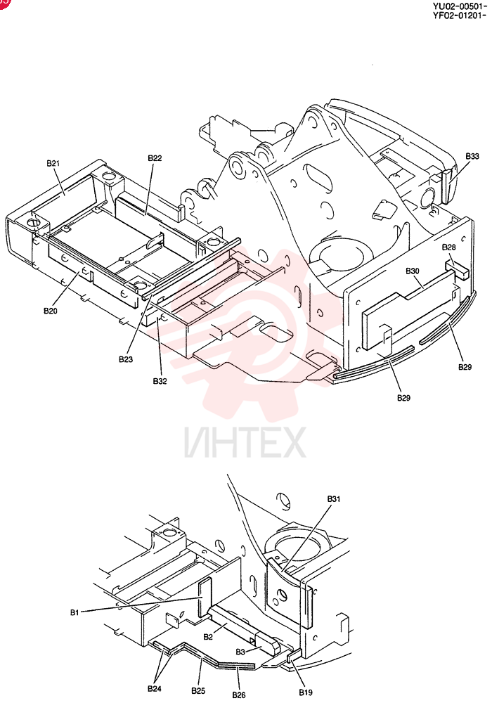FRAME, UPP YF52F00006P1 (2)