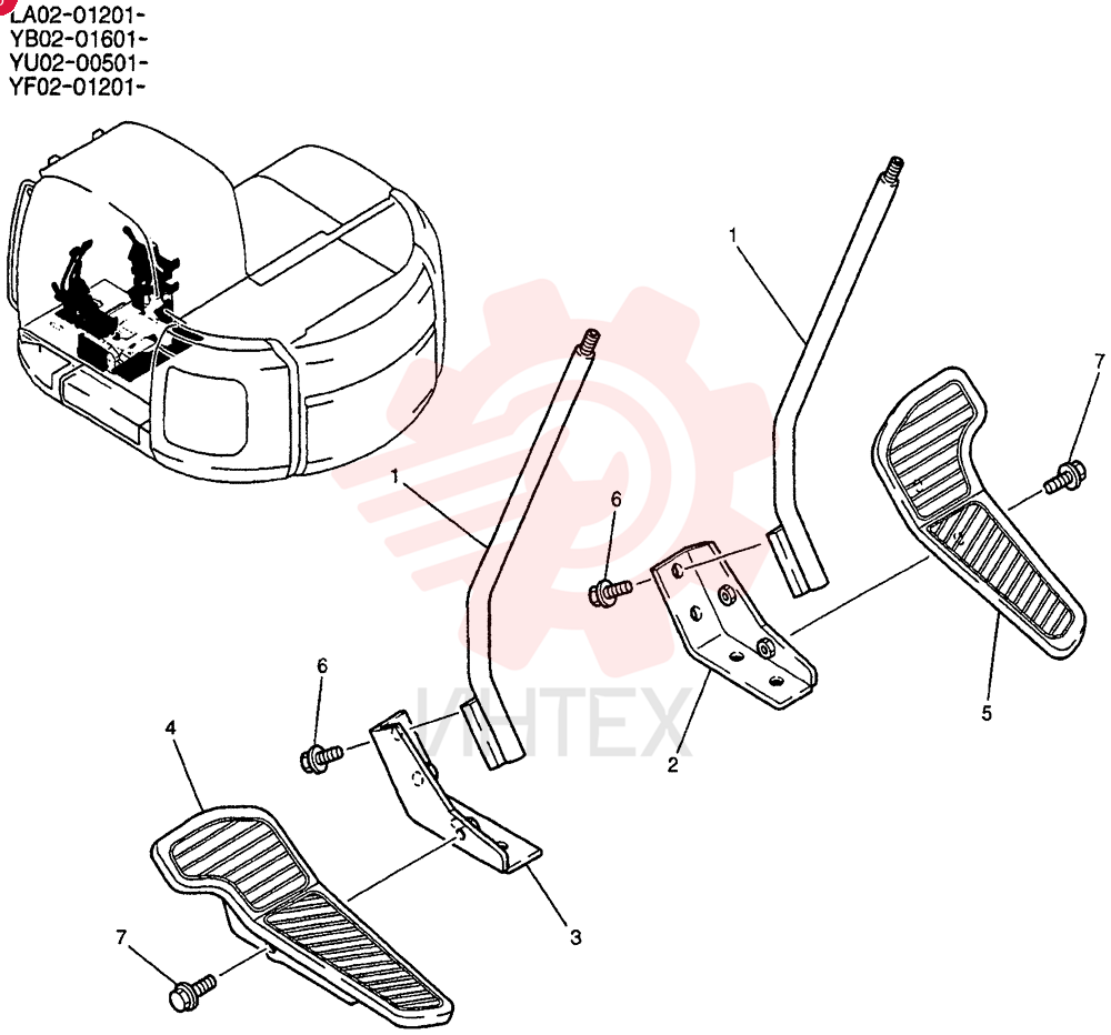 LEVER ASSY. YV50M00003F1