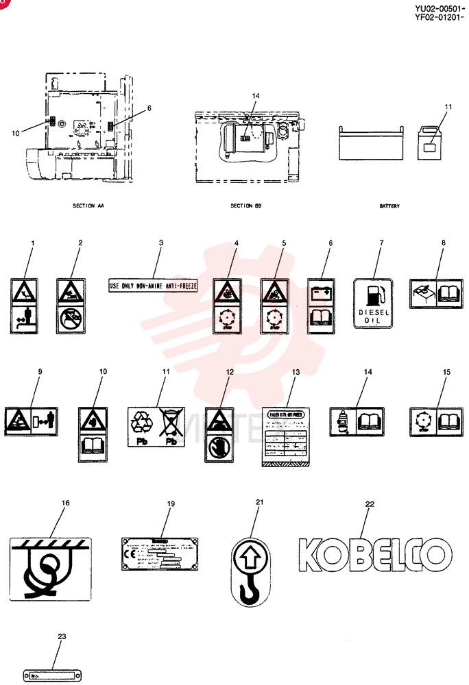 NAME PLATE INSTAL(REQUIRED) YF22T00006F1 (1)