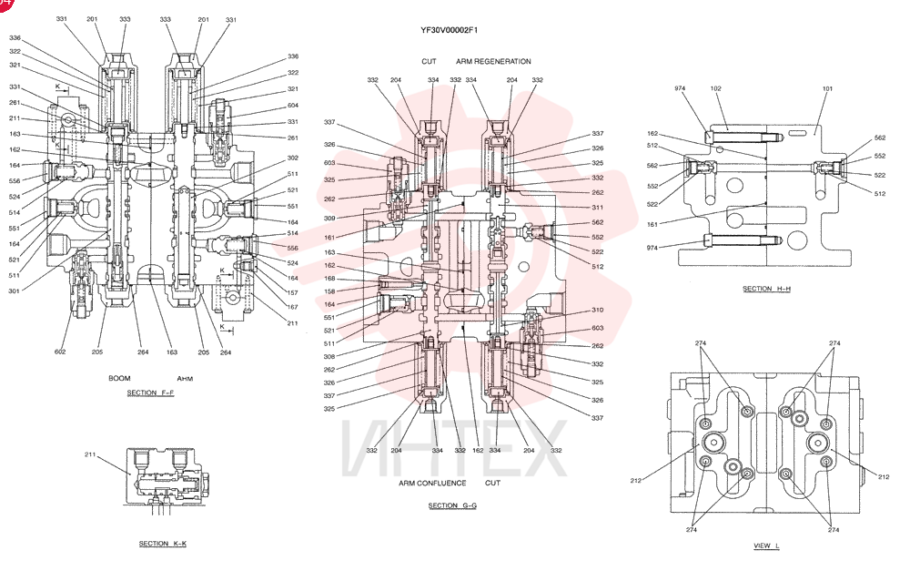 VALVE ASSEMBLY, CONTROL (FOR NORTH AMERICA), PAGE 3 OF 3