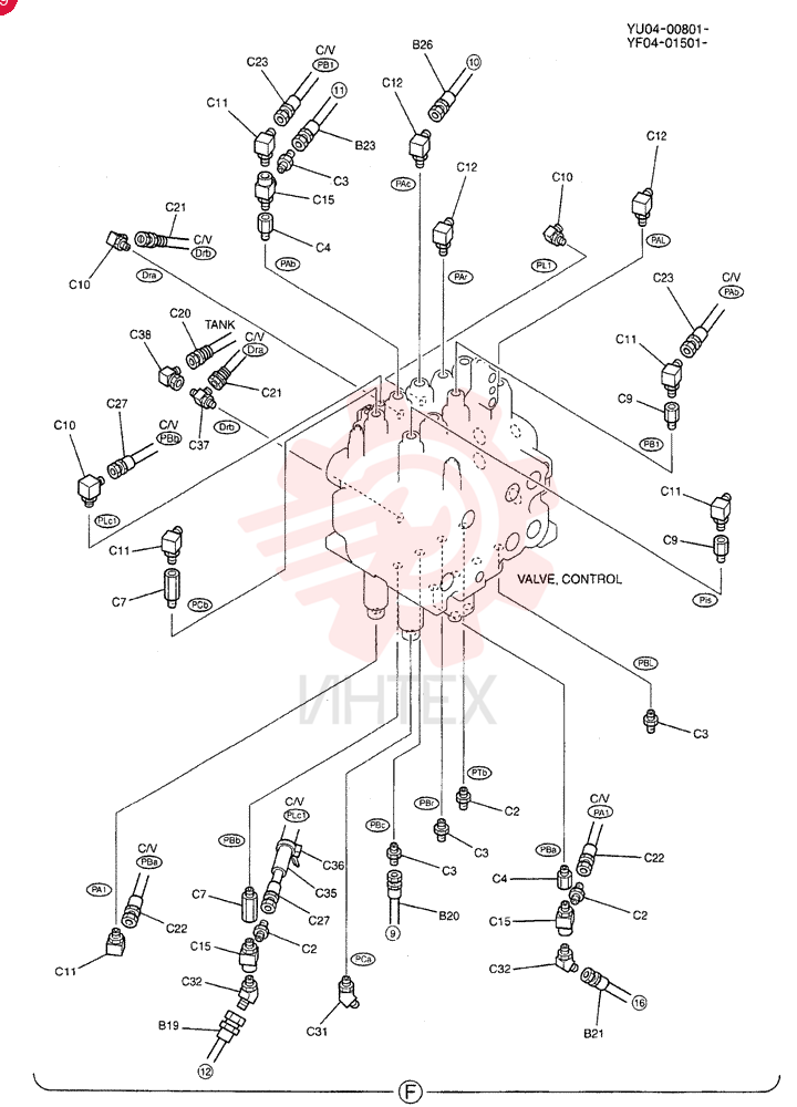CONTROL LINES, REMOTE YF68H00005F1 (3)