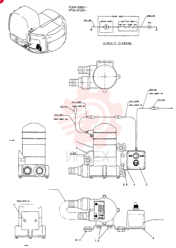 FUEL PUMP YF22P00002F1