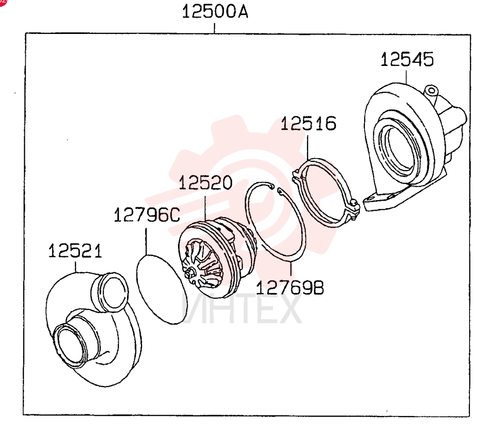 TURBOCHARGER VAME440836 (2)