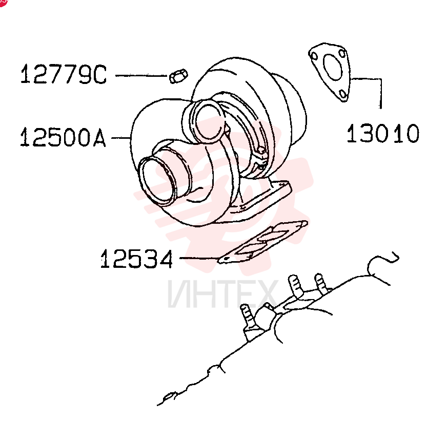 TURBOCHARGER VAME440836 (1)