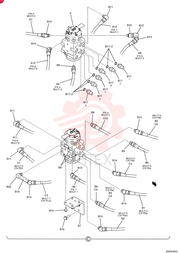 HOSE HX23L06350CR