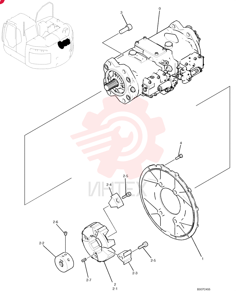 HYDRAULIC PUMP YF10V00006F1 (2)