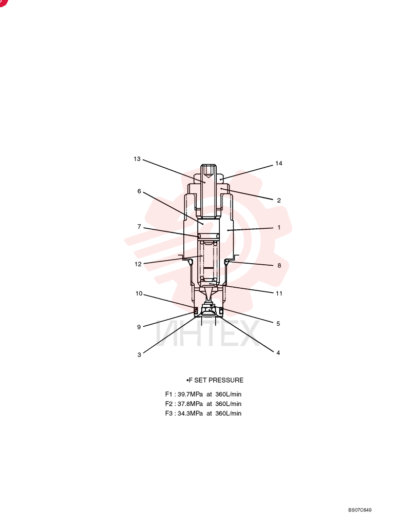 HYDRAULIC VALVE YN22V00037F1