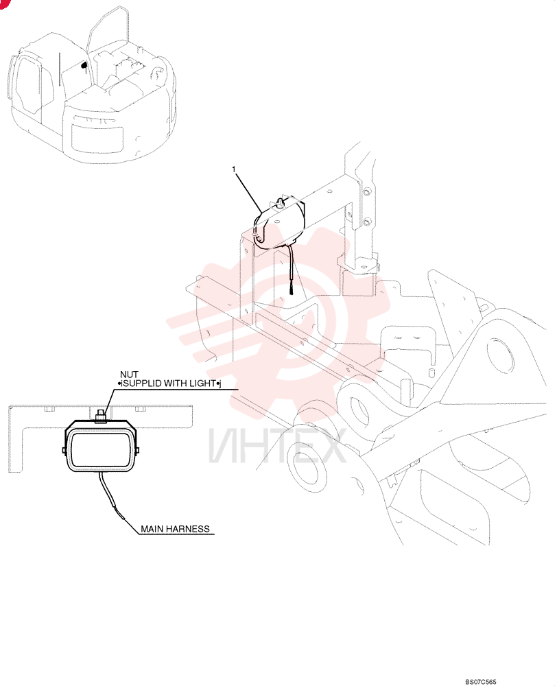 LIGHT ASSY. YT80S00002F1 (1)