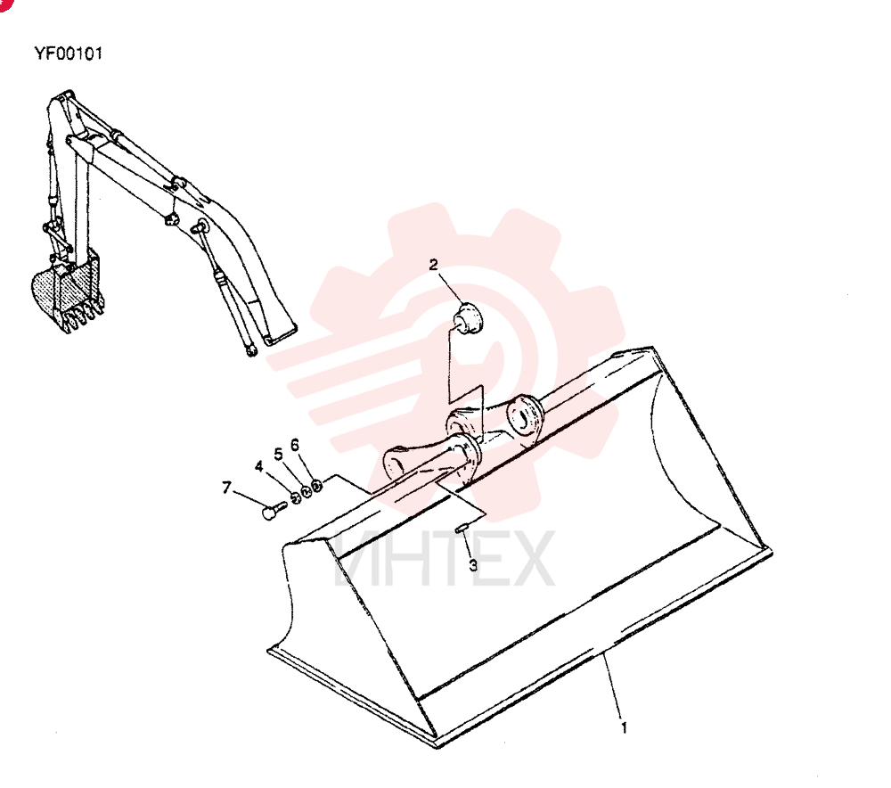 BUCKET ASSY, FINISHING YN61B00018F1