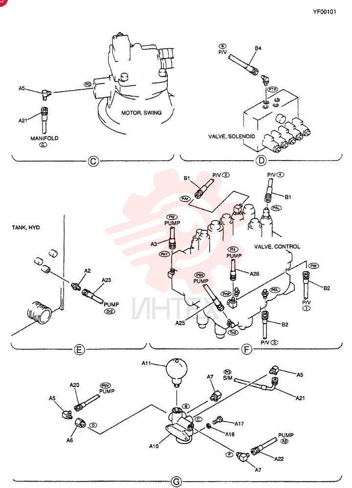 CONTROL LINES, REMOTE YN06H00019F1 (2)