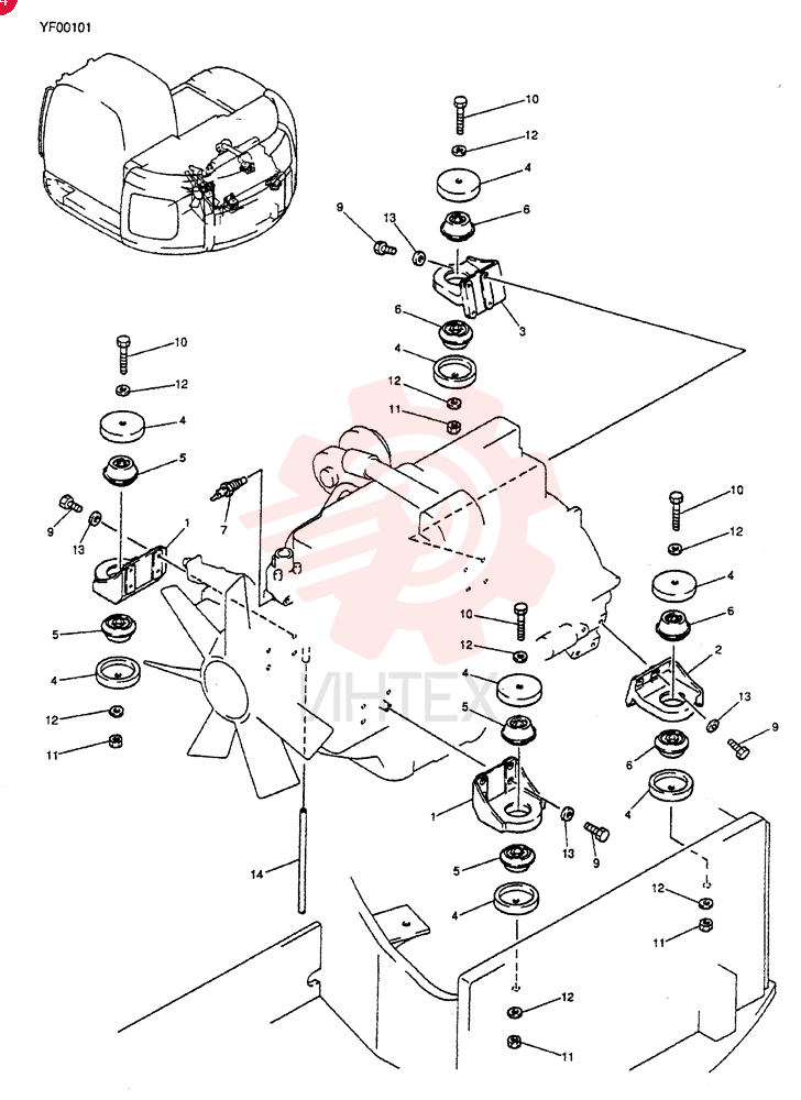 ENGINE INSTAL YN02P00012F1
