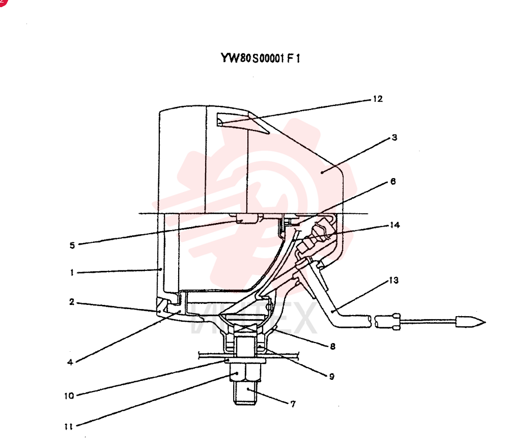 LIGHT ASSY. YW80S00001F1