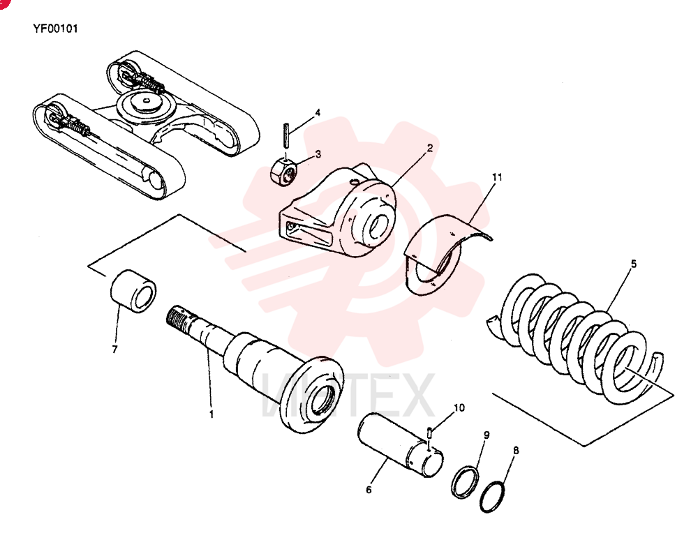 SHOCK ABSORBER YN54D00008F1