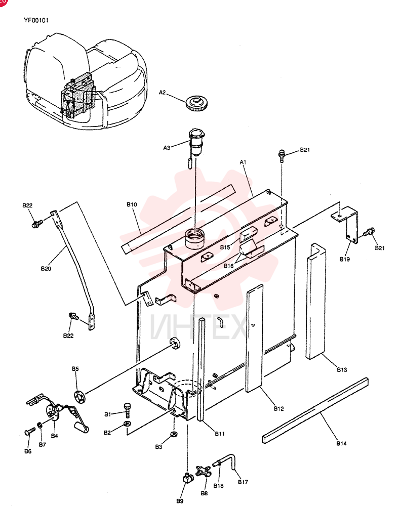 TANK ASSY, FUEL YN20P00034F1