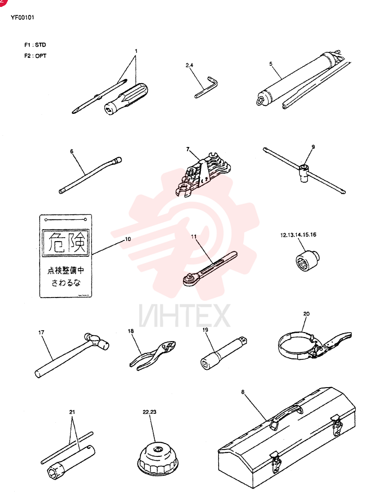 TOOL & ACCESSORY (STD) YN01T00041F1