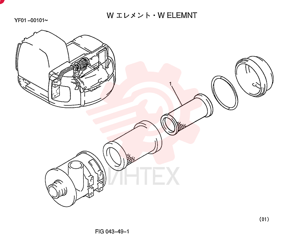 AIR CLEANER YN11P01013P1