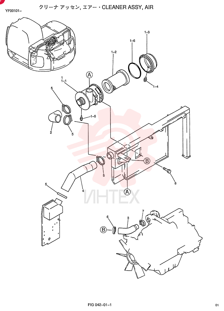 AIR PRE-CLEANER ASSY YN11P00012F1