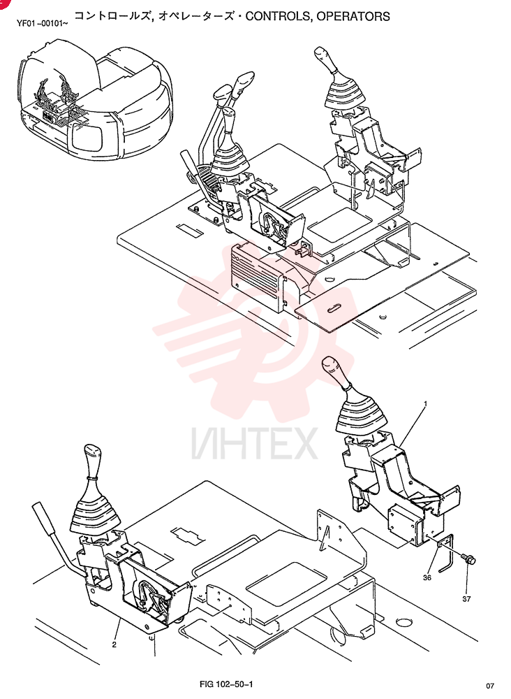 HYDRAULIC VALVE YN03M00038F6 (1)