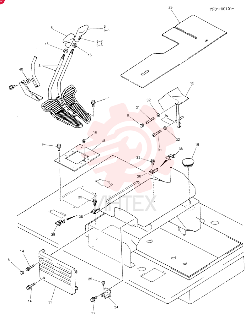 HYDRAULIC VALVE YN03M00038F6 (2)