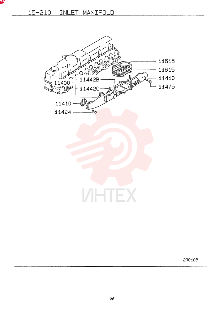 INLET MANIFOLD VAME088376