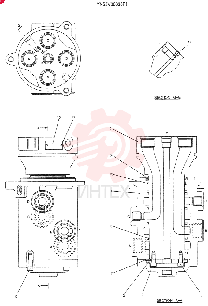 JOINT ASSY. YN55V00036F1