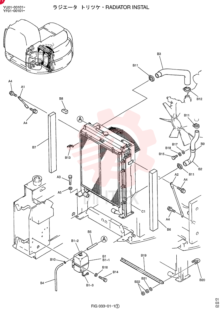 RADIATOR INSTAL YN05P00018F1