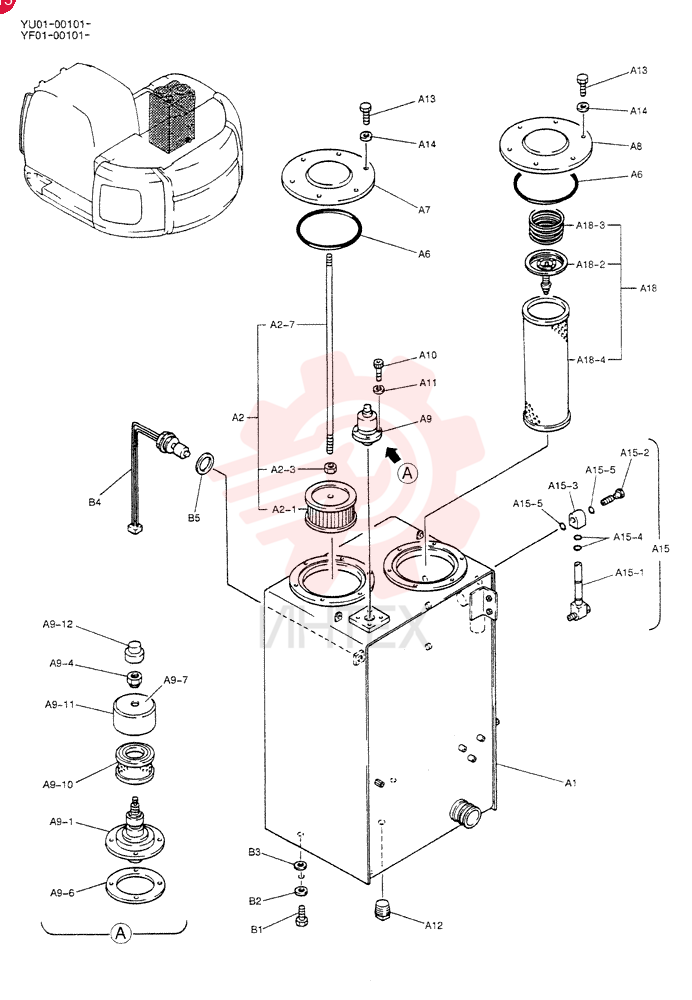 TANK ASSY, HYD YN33H00018F2